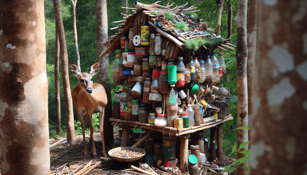 Recycled And Upcycled: Creating Deer Feeders From Waste Materials