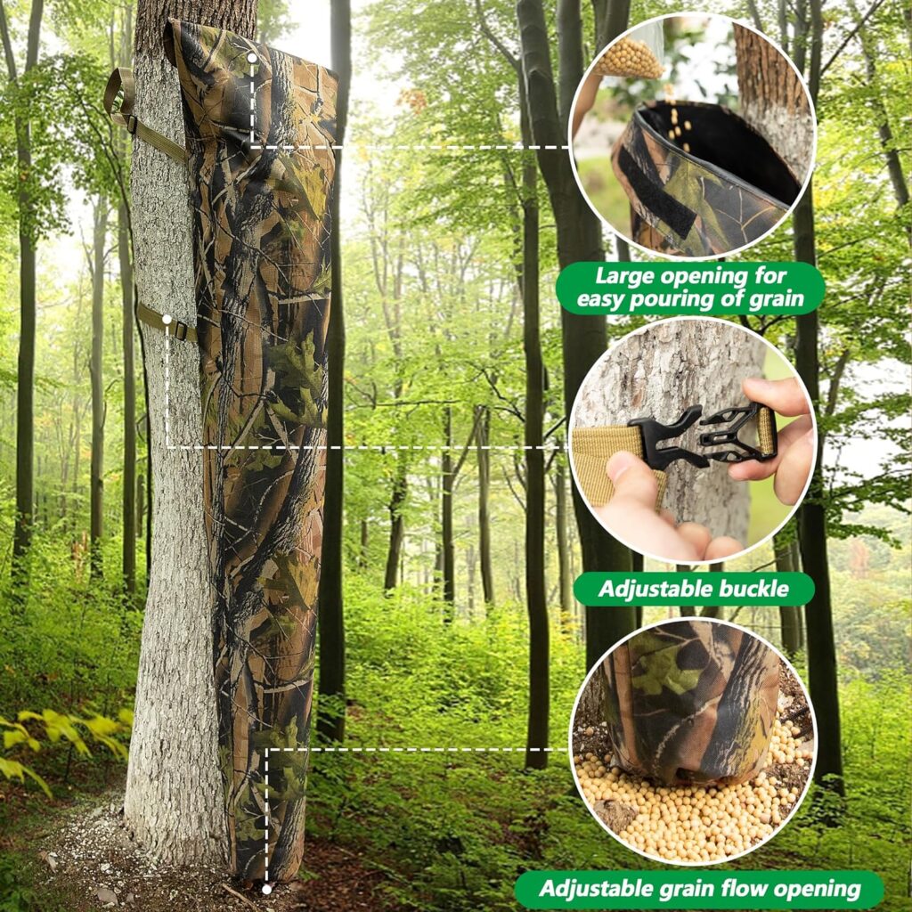 Andee Adjustable Deer Bag Feeder - One Size Tree Hugger Gravity Deer Feeder