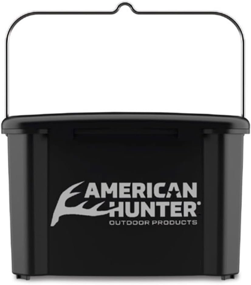 American Hunter 5-Gallon Nesting Hopper w/ECON Digital Feeder Kit - Adjustable Durable Deer Wild Game Hunting Attraction Automatic Feeding Station