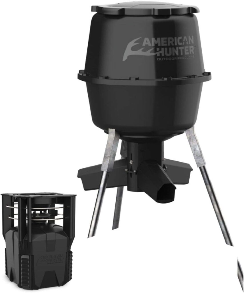 AMERICAN HUNTER WF 30gal Nesting Hopper w/XD-Pro, Multicolor, One Size (AH-225XDPRO)