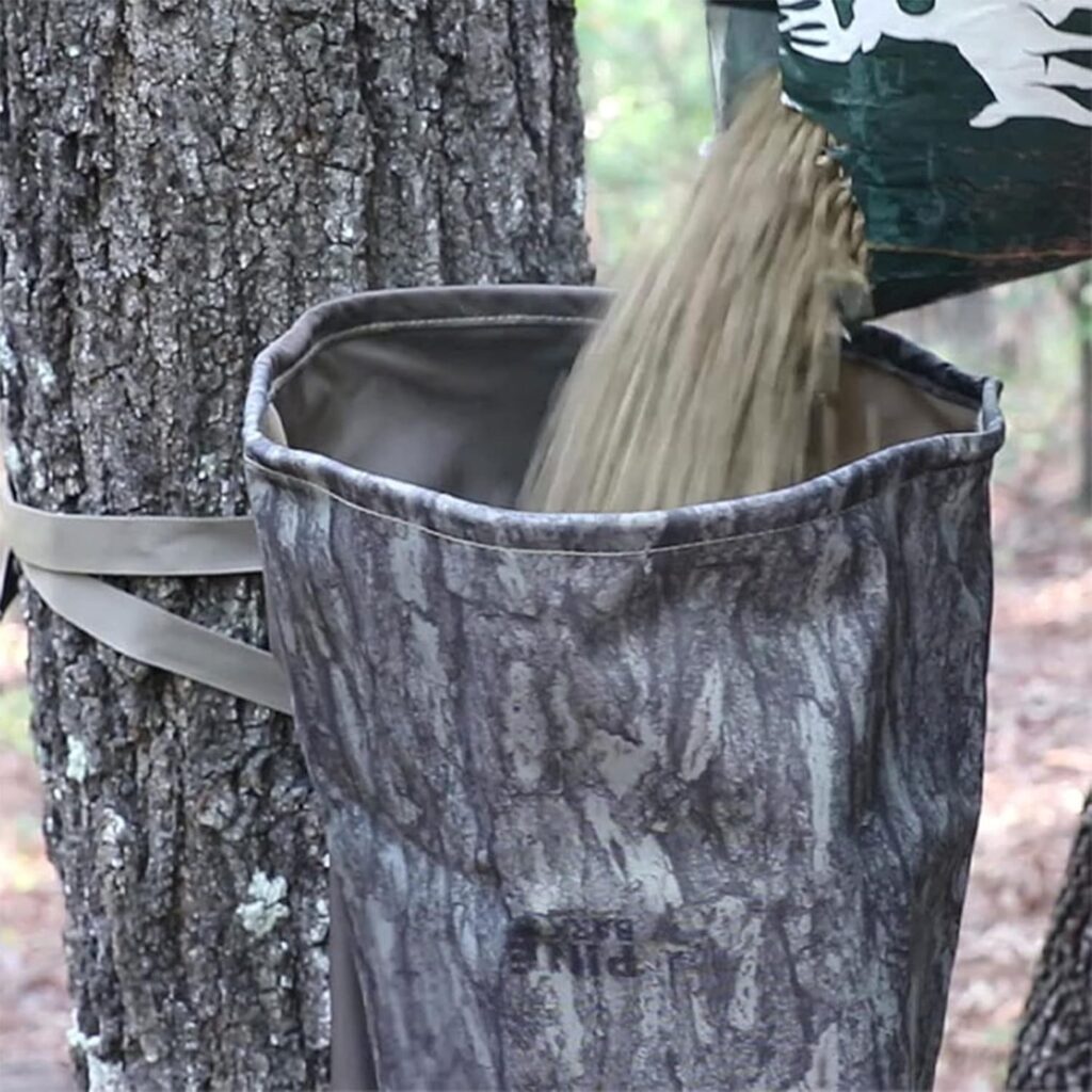 Moultrie Bag Feeder, Pine Bark Camo, One Size, Model: MFG-15019