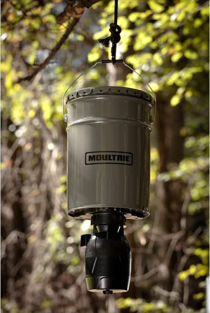 Moultrie MFG-13282 6.5 Gallon Directional Hanging Feeder