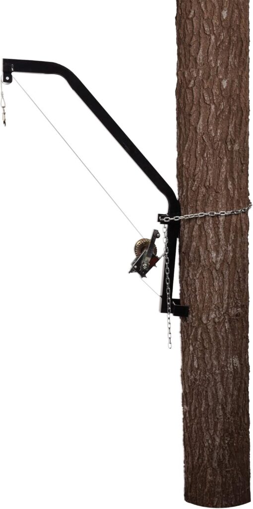 Moultrie Hanging Feeder Hoist | Chain-and-Bracket Design | 300 lb. Capacity