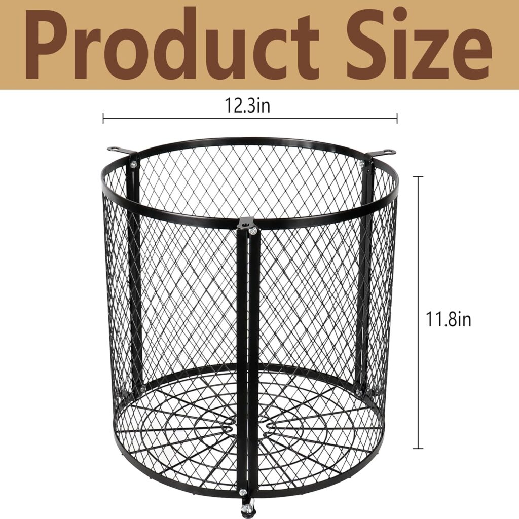 moonoom Deer Feeder Varmint Guard - 12.3” x 11.8” Varmint Cage for Feeder, Keep Wildlife Away from Your Feeder